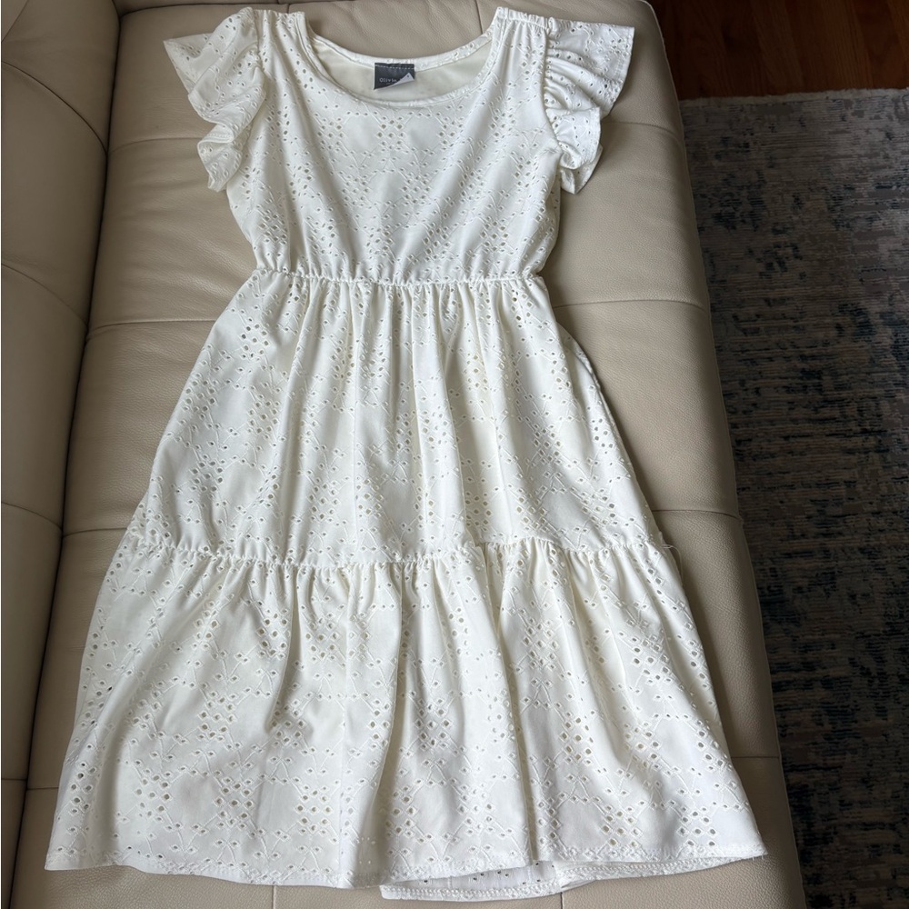 2 for $10 White Eyelet Dress
